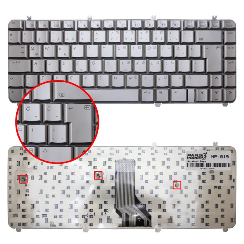 Notebook Klavye HP-019