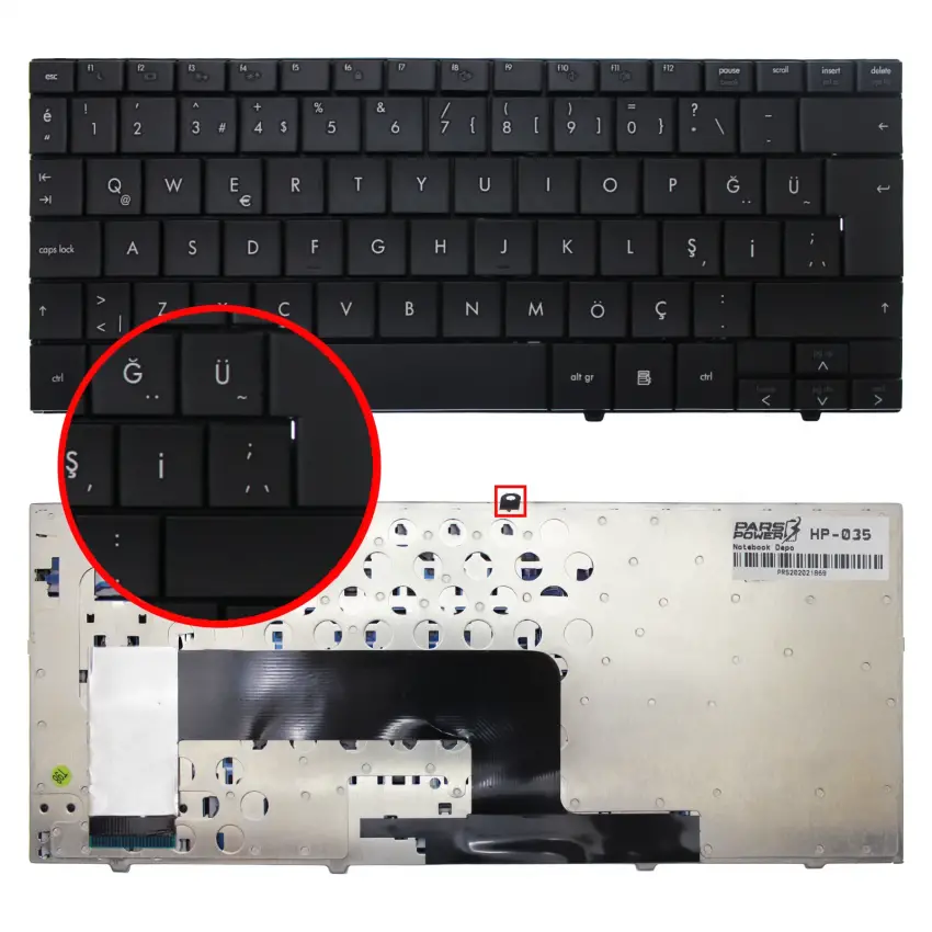 Hp V100226CK1 TR Notebook Klavye (Siyah TR)