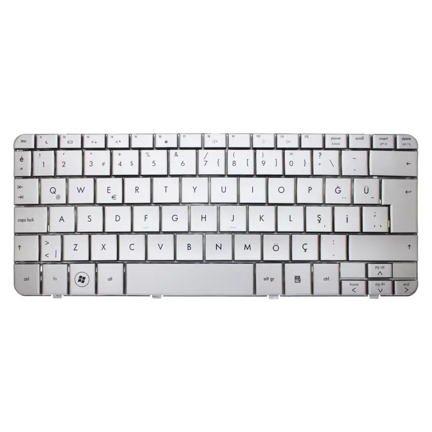 HP 615627-141, 615627-001 Notebook Klavye (Gümüş TR)