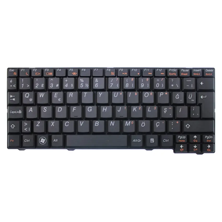 Lenovo ideaPad V103803-2BS1-US, S1N-T6500 Klavye (Siyah TR)