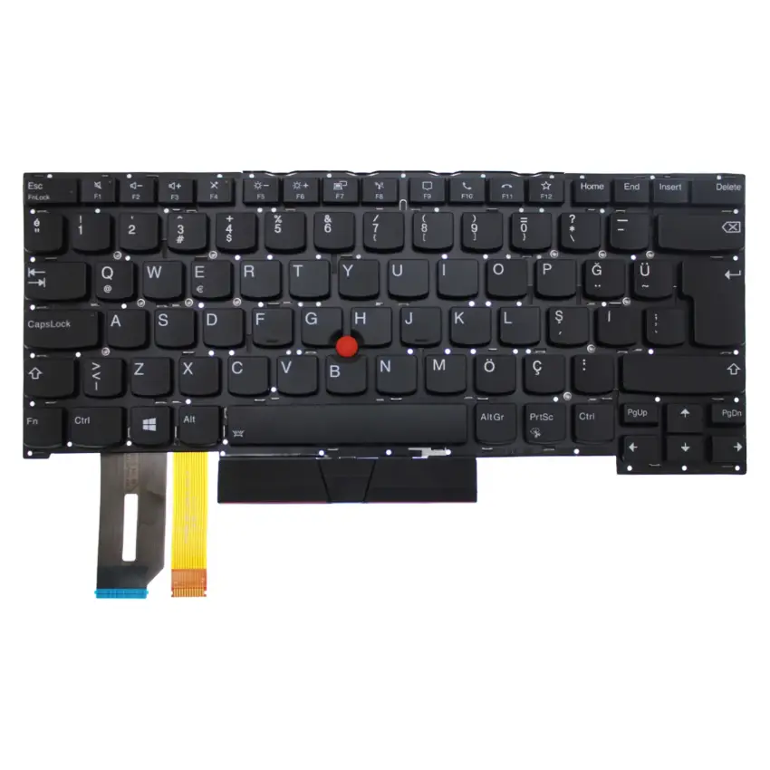 Lenovo ThinkPad E490 20N8007CTX Klavye Işıklı (Siyah TR)