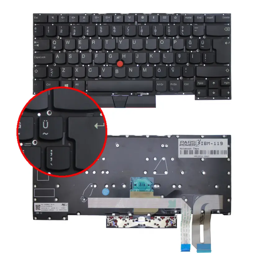Lenovo ThinkPad 01YN327, 01YN367 Klavye (Siyah TR)