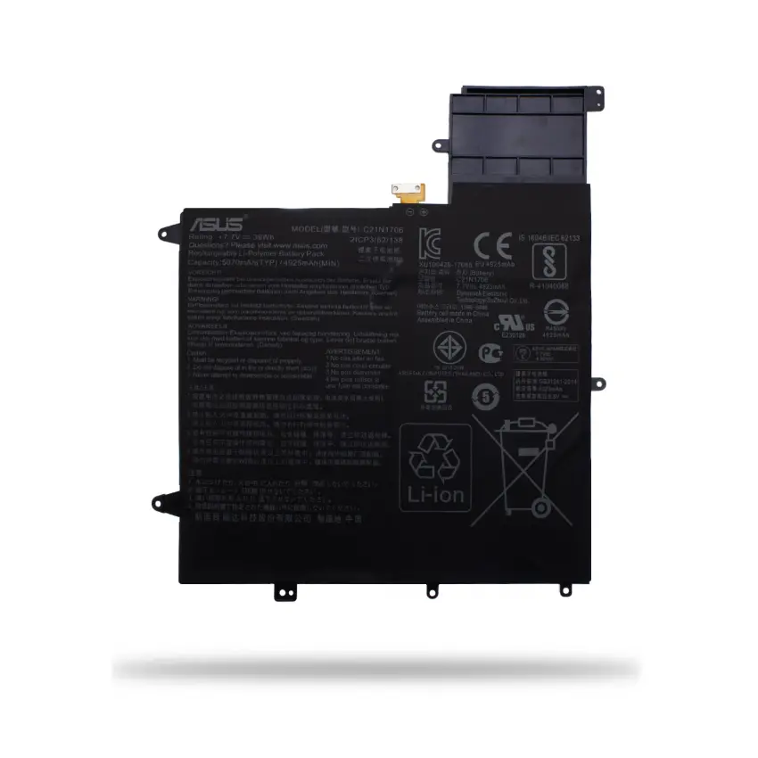 Asus ZenBook Flip S C21N1706, 2ICP3/82/138 Batarya - Pil