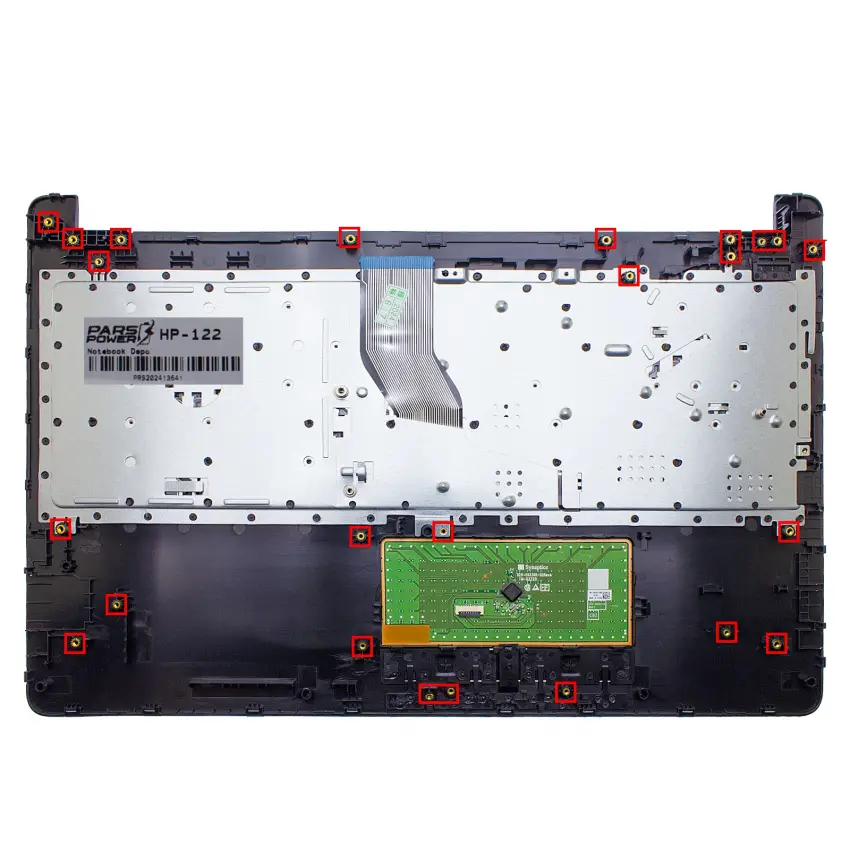 Hp Envy 15-as, 15-as0xx, 15-as1xx Üst Kasalı Klavye (Siyah TR)