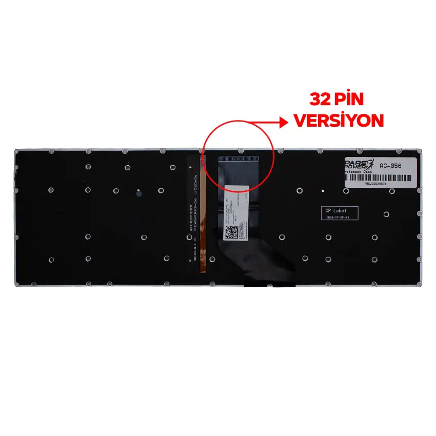 Acer Predator Helios 300 PH315-51 N17C1 Klavye Işıklı (Siyah TR)