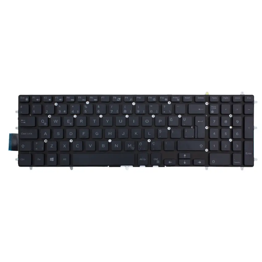 Dell Inspiron P65F, P66F, P72F, P75F Notebook Klavye (Siyah TR)