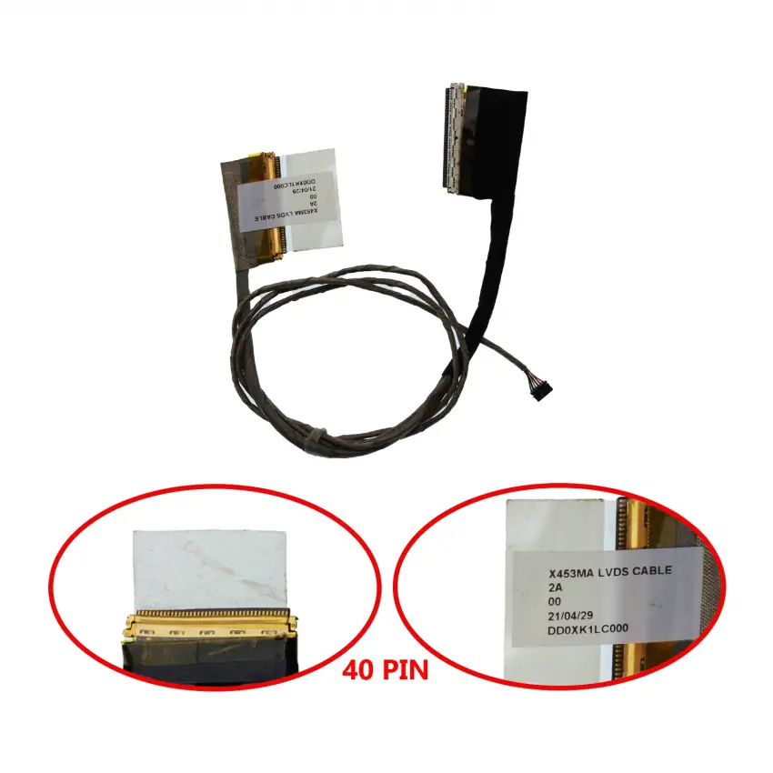Asus A453, D453, F453 Lcd - Ekran Data Flex Kablosu