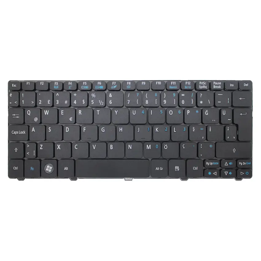 Acer Aspire 521H, 532H, 533H, AEZH9R00030 Notebook Klavye (Siyah TR)