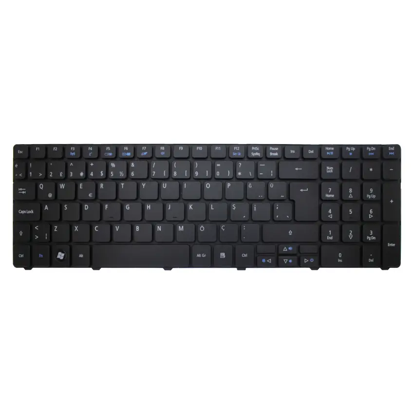 Acer eMachines E529, E530, E640, E642 Notebook Klavye (Siyah TR)