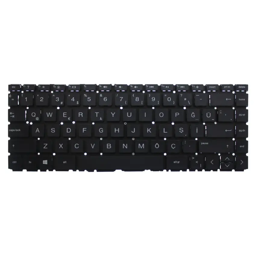 HP 14s-DQ Serisi Klavye (Siyah TR)