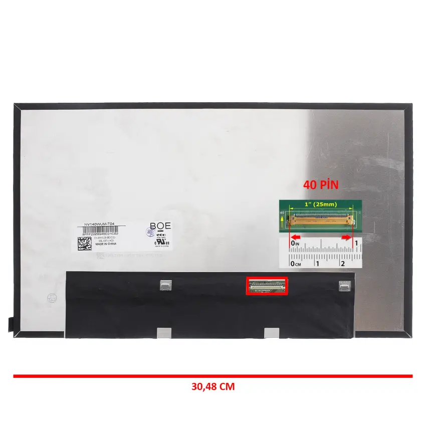 Lenovo ThinkPad P14s Gen 3 Type 21AJ Lcd Led Ekran - Panel