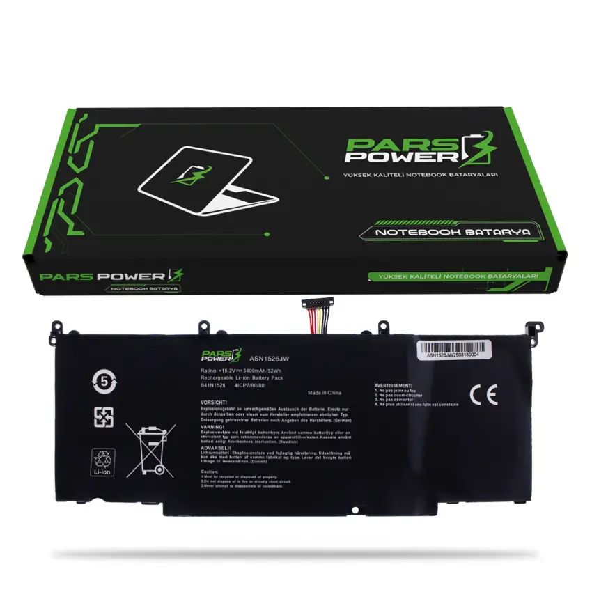 Asus ROG FX502VD, FX502VE Batarya - Pil (Pars Power)