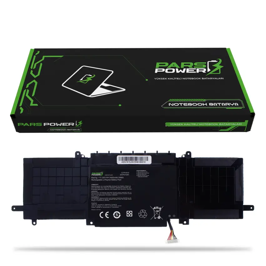 Asus ZenBook UX333FA Batarya - Pil (Pars Power)