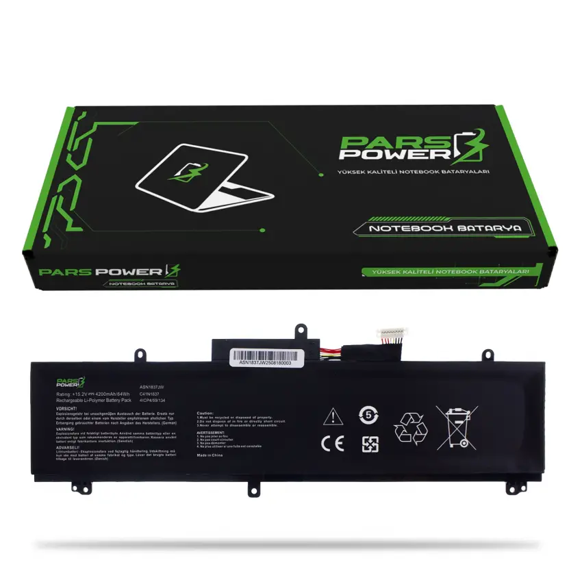 Asus ProArt StudioBook 15 H500 Batarya - Pil (Pars Power)