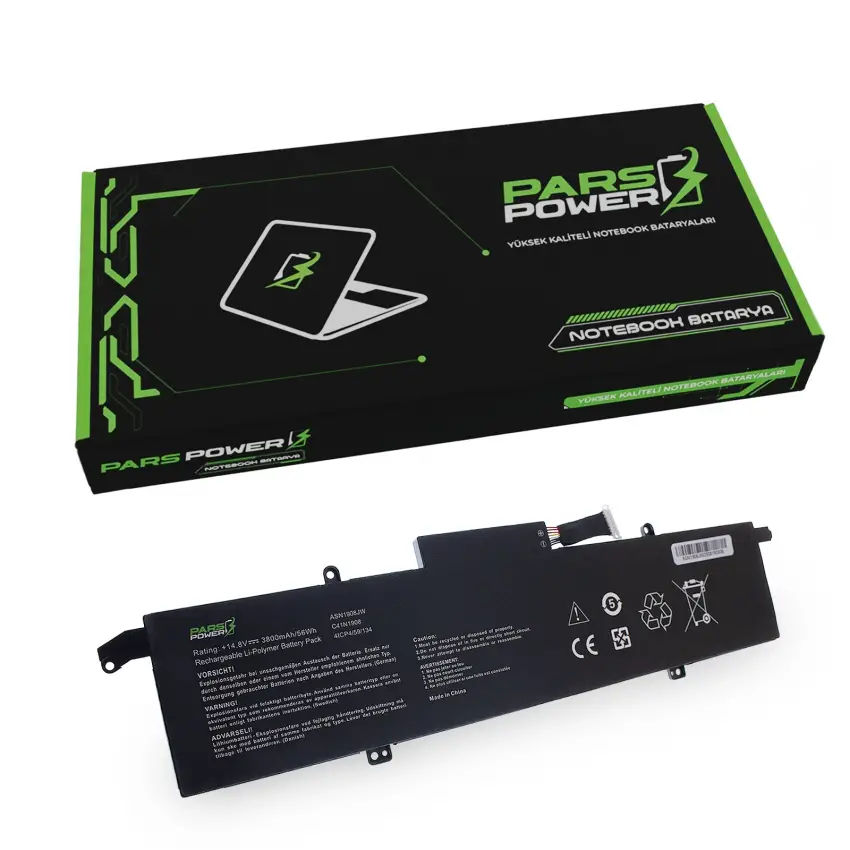 Asus ROG Zephyrus C41N1908 4ICP4 / 59/134 Batarya - Pil (Pars Power)