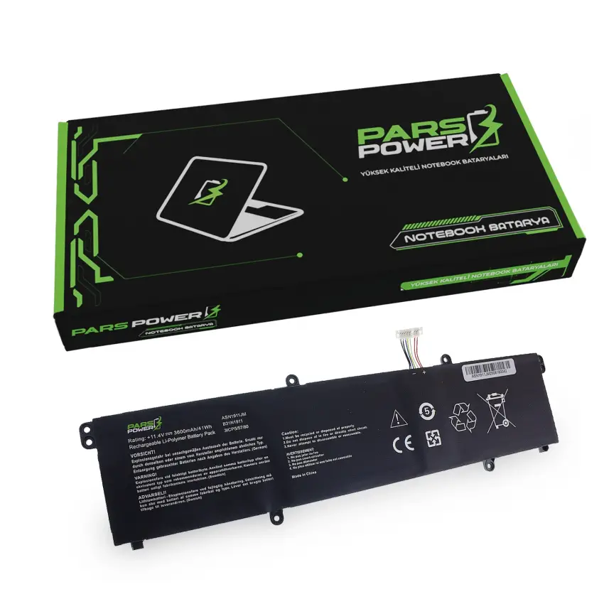 Asus VivoBook B31N1911 Batarya - Pil (Pars Power)