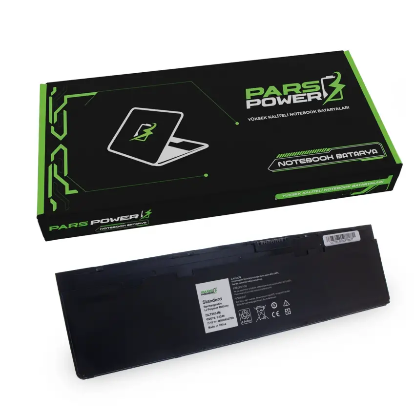 Dell Latitude E7250-9990 Batarya - Pil (Pars Power)