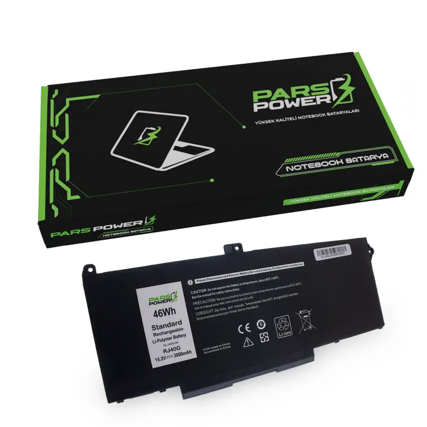 Dell 05R42, 005R42 Batarya - Pil (Pars Power)