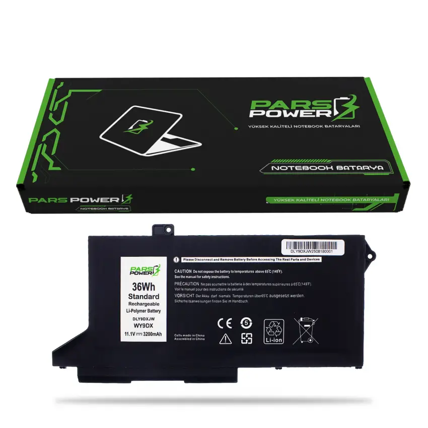 Dell 01K2CF, 075X16 Batarya - Pil (Pars Power)