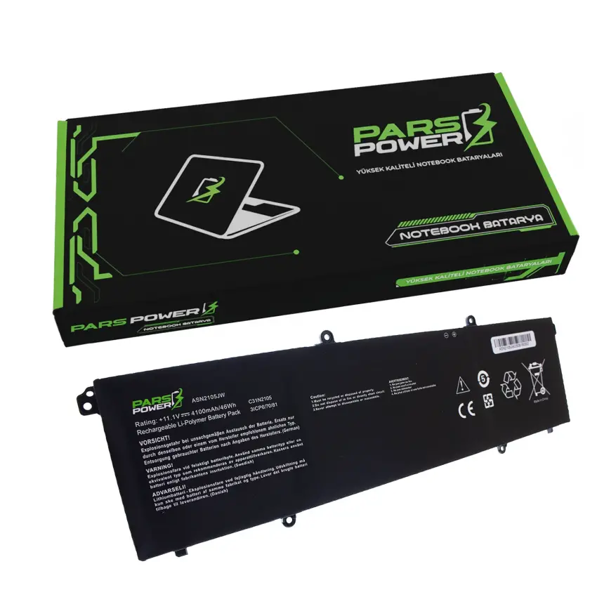 Asus Vivobook 16X WK3605VU-N1065W Batarya - Pil (Pars Power)
