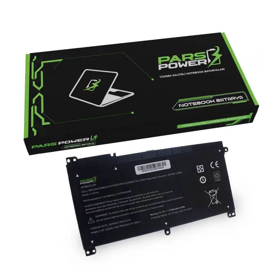 Hp Pavilion x360 13-u000nt, 13-u100nt Batarya - Pil (Pars Power)