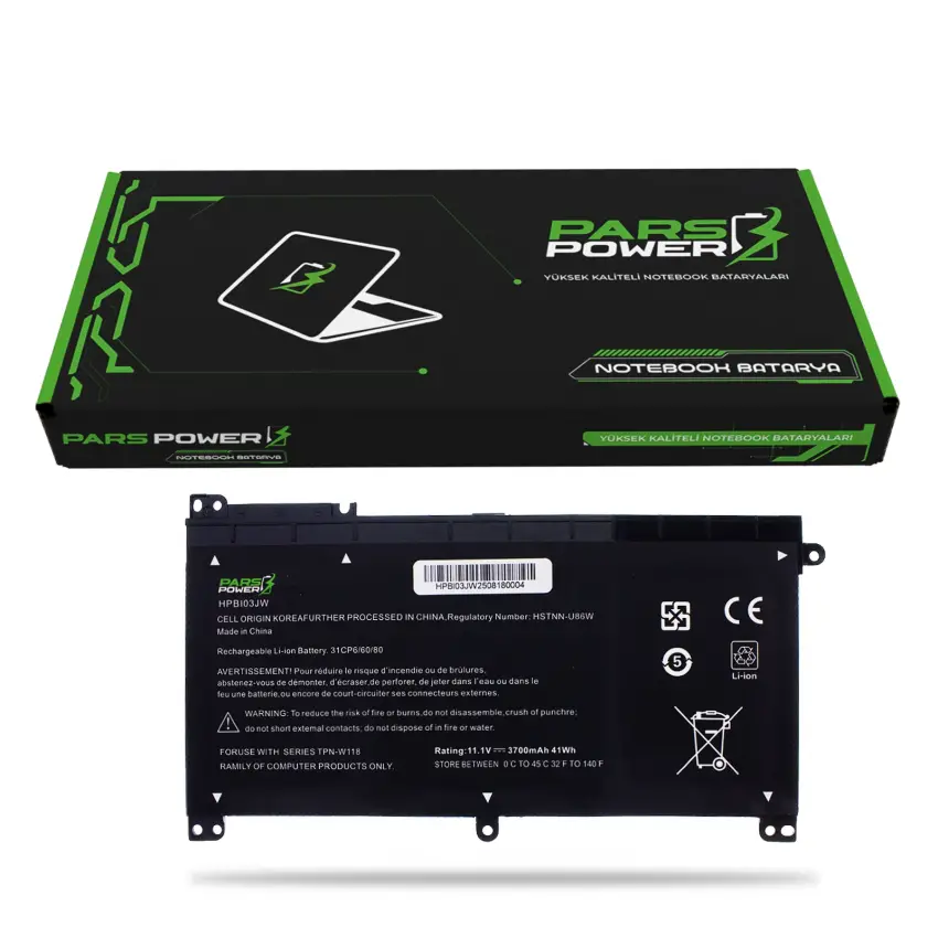 Hp Pavilion x360 13-u000nt, 13-u100nt Batarya - Pil (Pars Power)