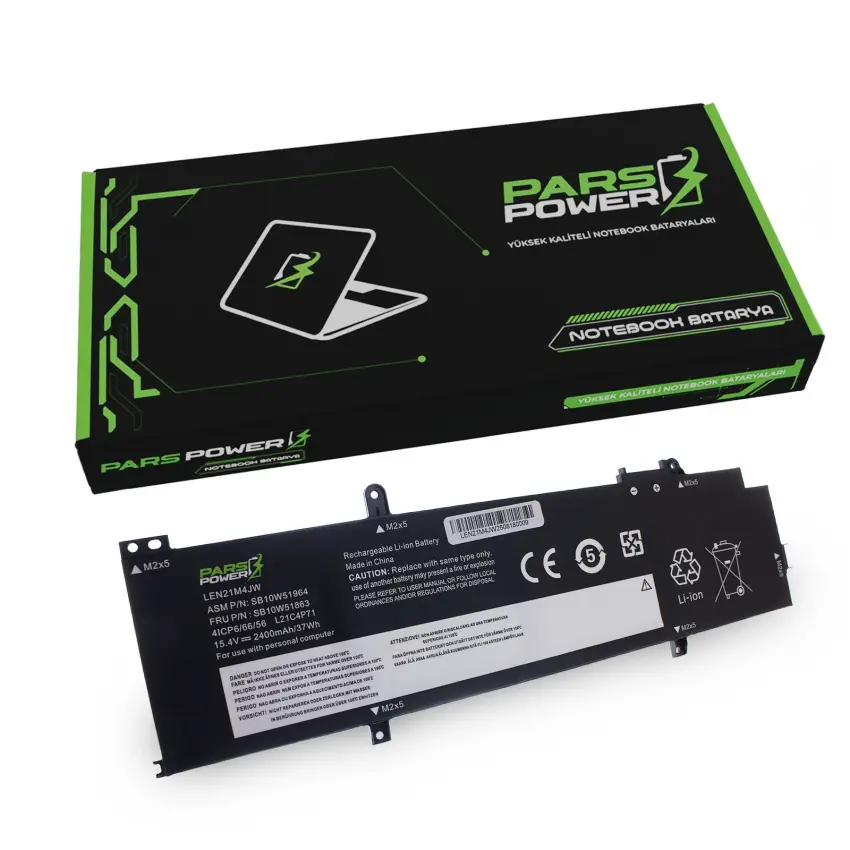 Lenovo ThinkPad T14 Gen 5 Type 21ML Batarya - Pil (Pars Power)