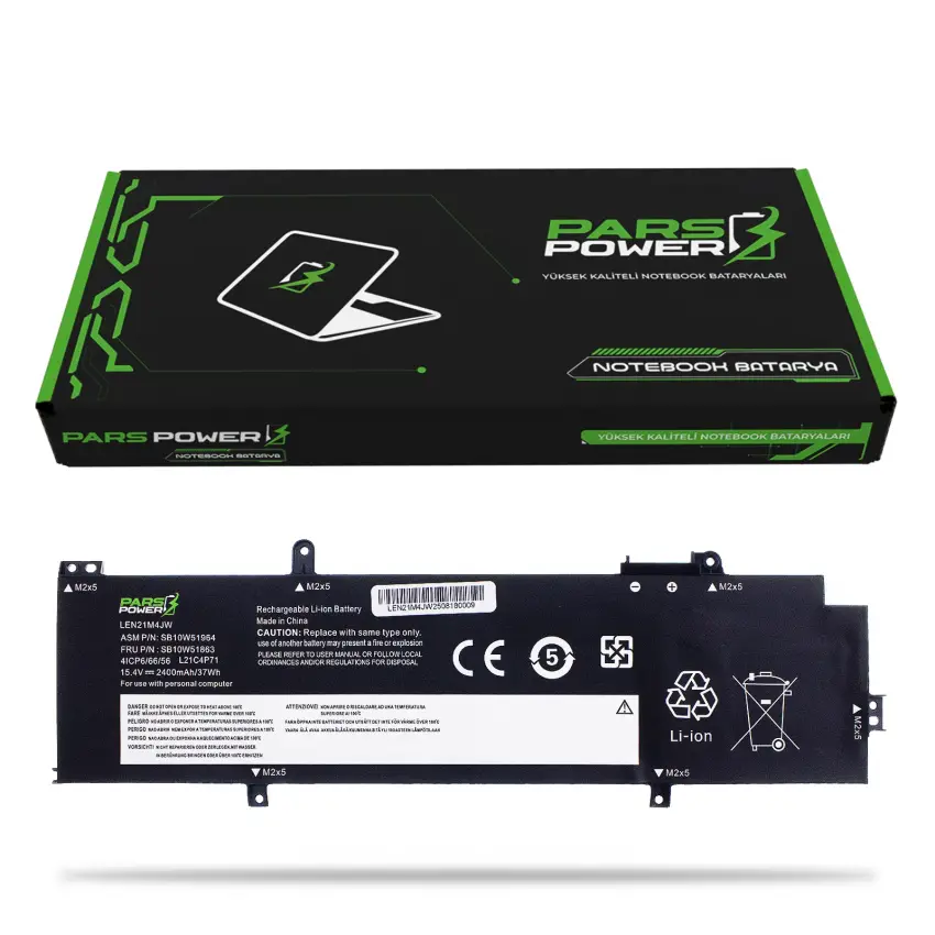 Lenovo ThinkPad T14 Gen 5 Type 21ML Batarya - Pil (Pars Power)