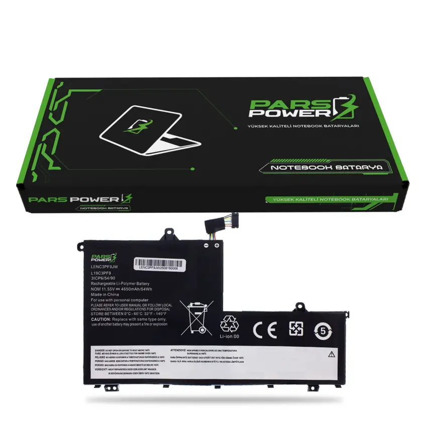Lenovo SB10V25247, 5B10V25250 Batarya - Pil (Pars Power)