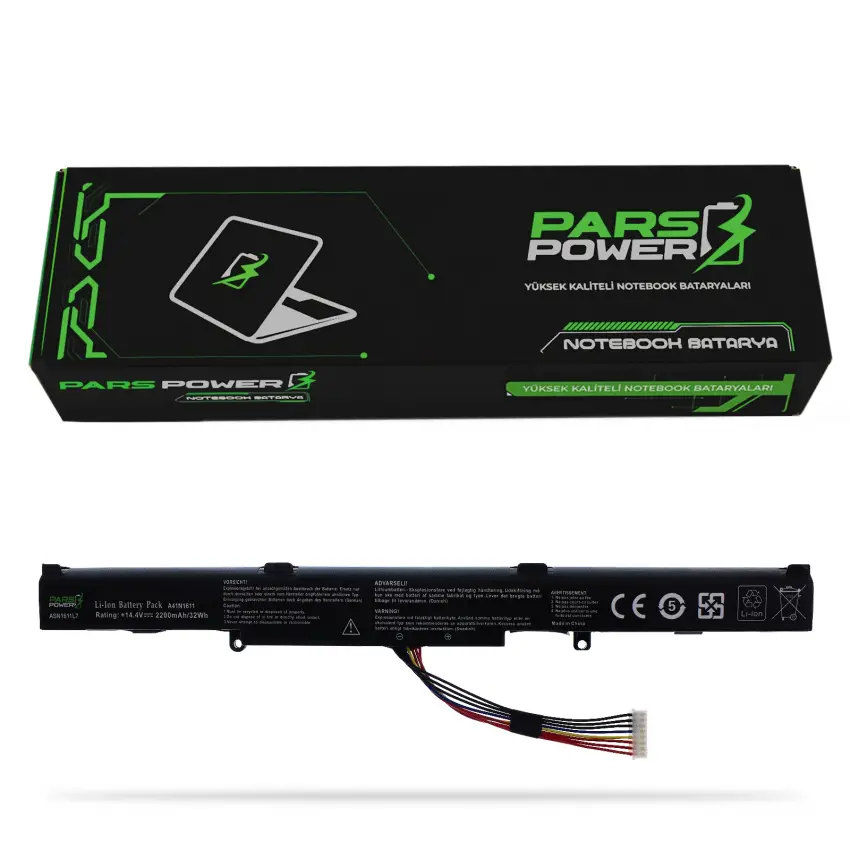 Asus GL753VE-GC168T Batarya - Pil (Pars Power)