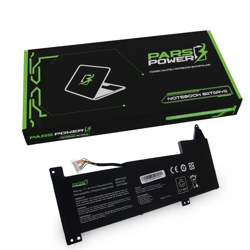 Asus VivoBook A570ZD, M570DD Batarya - Pil (Pars Power)