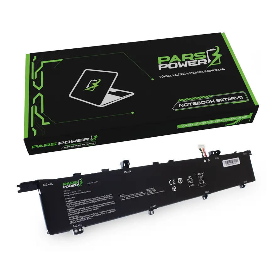 Asus ZenBook Pro Duo UX581GV-H2002R Batarya - Pil (Pars Power)