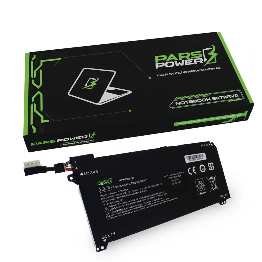 HP OMEN 15-dh011nt (7BR54EA) Batarya - Pil (Pars Power)