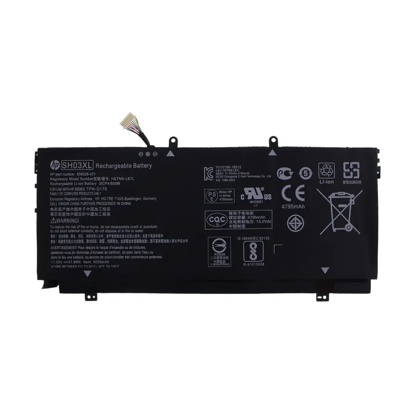 Hp Spectre x360 13-ac000nt (Z9D71EA) Batarya - Pil