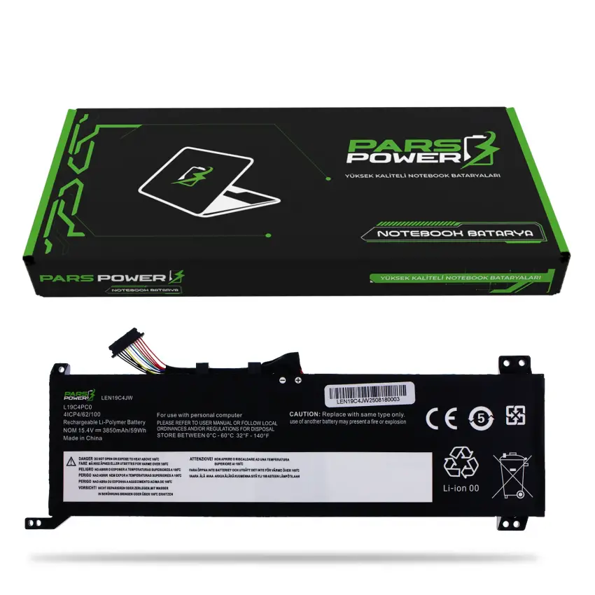 Lenovo Legion 5-15ARH05 82B500CLTX Batarya - Pil (Pars Power)