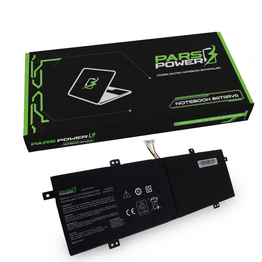 Asus ZenBook UX431FN-AN002T Batarya - Pil (Pars Power)