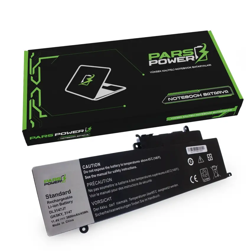 Dell Inspiron P55F004, P20T004 Batarya - Pil (Pars Power)