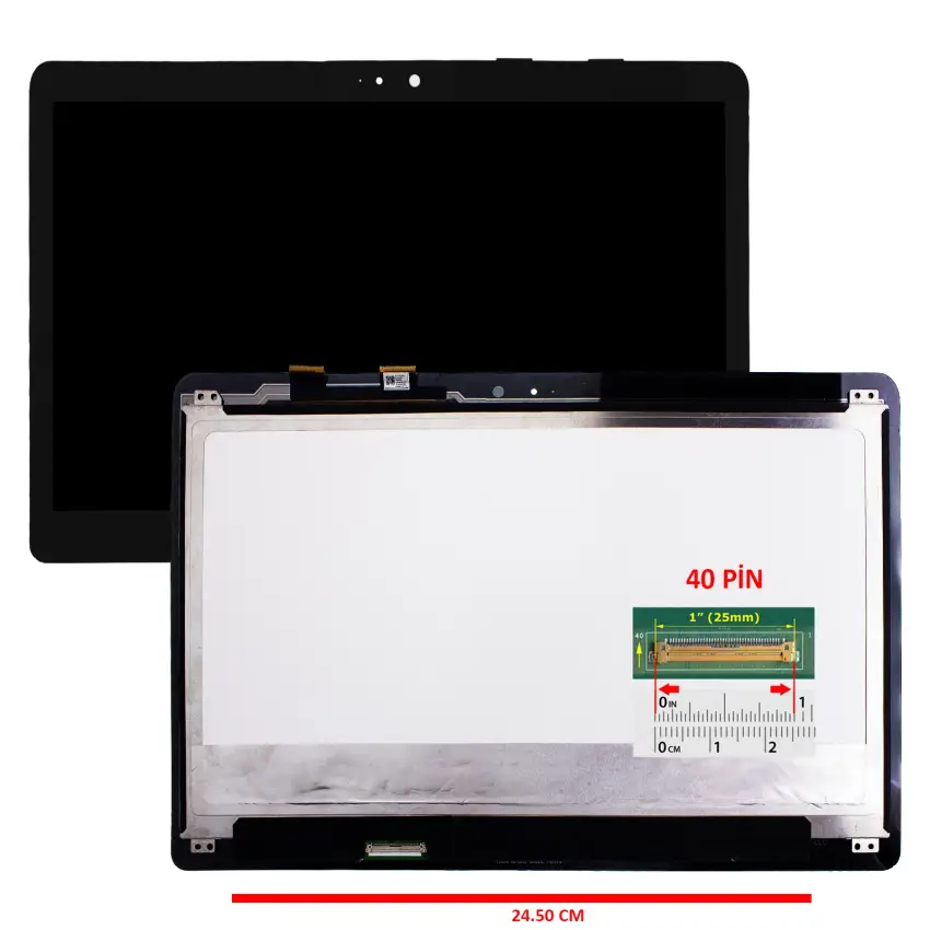 Asus ZenBook UX360UA Serisi Lcd Ekran - Dokunmatik Touch Set
