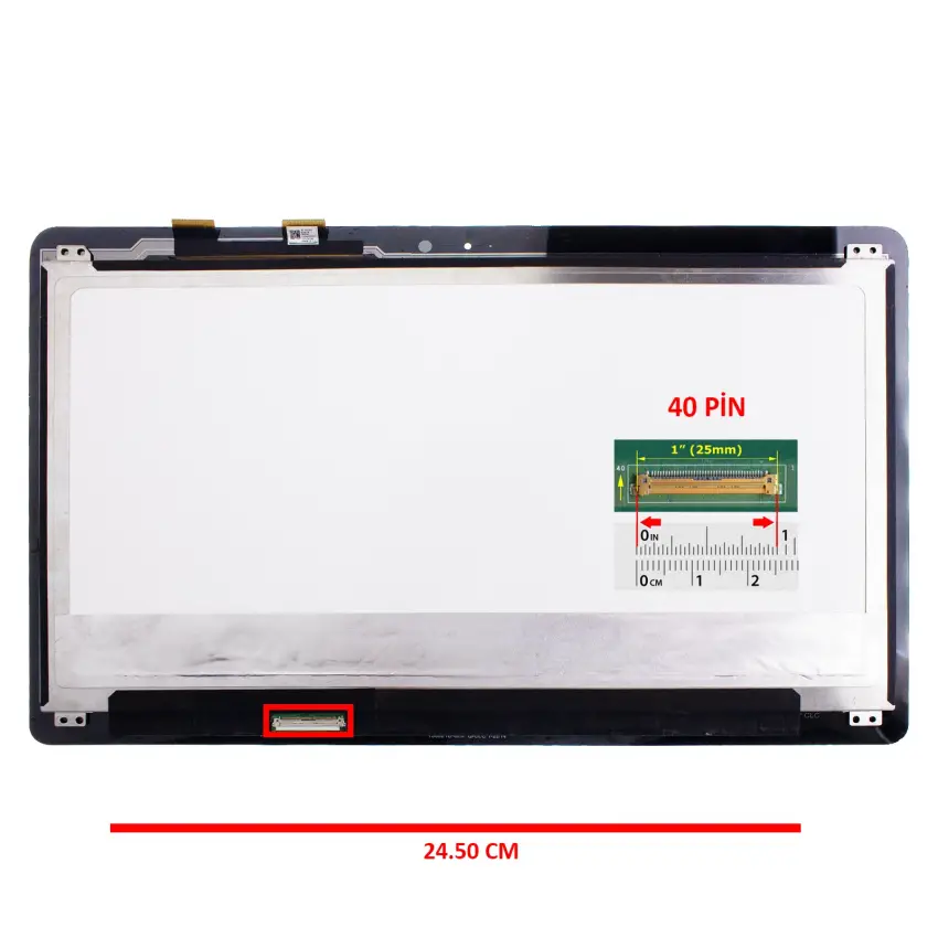 Asus ZenBook LP133QD1-SPB2 Lcd Ekran - Dokunmatik Touch Set