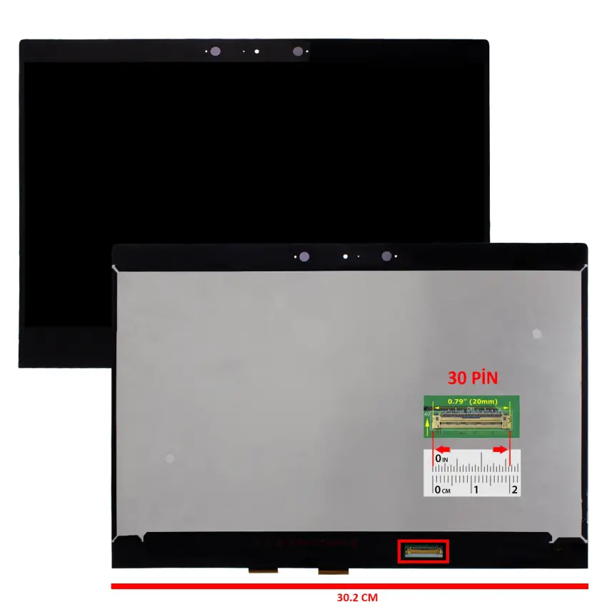 Hp TPN-Q199 Dokunmatik + Led Ekran Set