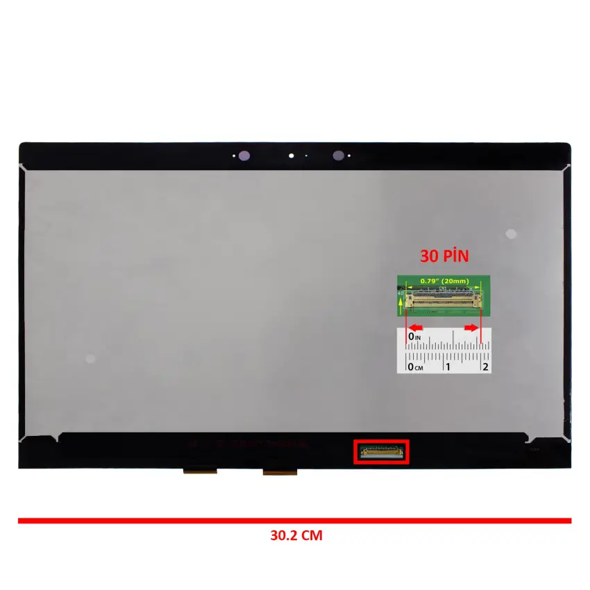 Hp Spectre x360 13-ae000nt (2PF64EA) Dokunmatik + Led Ekran Set