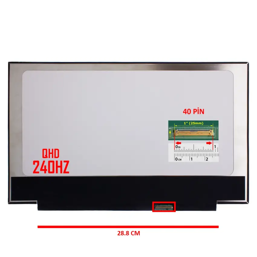 HP OMEN 17-ck0xxx, 17-ck1xxx Lcd Led Ekran - Panel