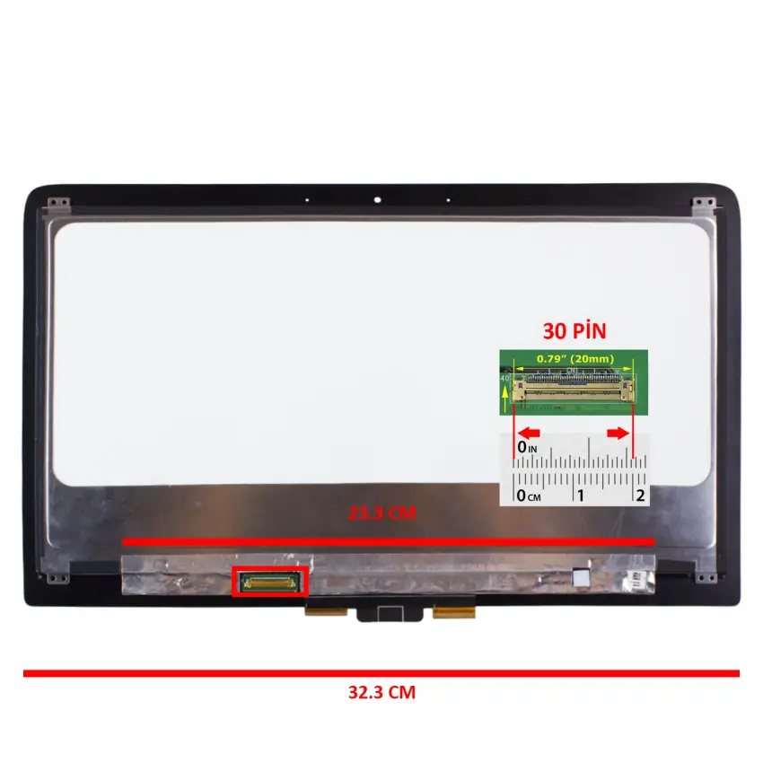 Hp Spectre X360 13-4200nt, 13-4103nt Dokunmatik - Led Ekran