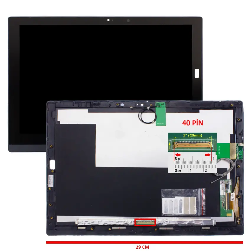 Lenovo ThinkPad X1 Tablet 01AW803, 01AW813 Lcd Led Ekran - Panel