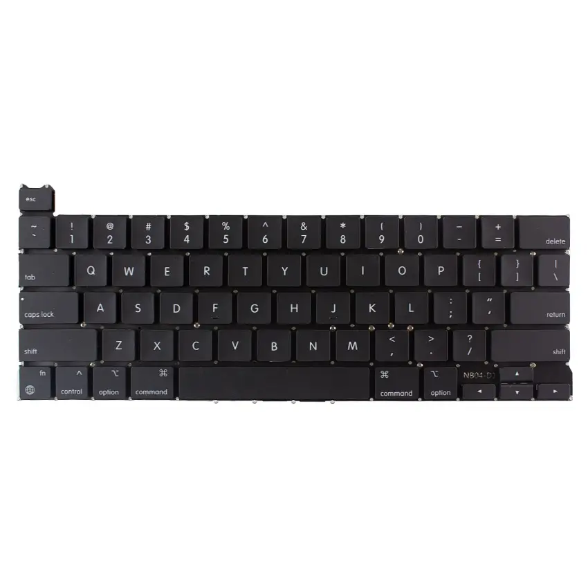 Apple MacBook Pro 13 M1 A2338 2020 Klavye (Siyah US)