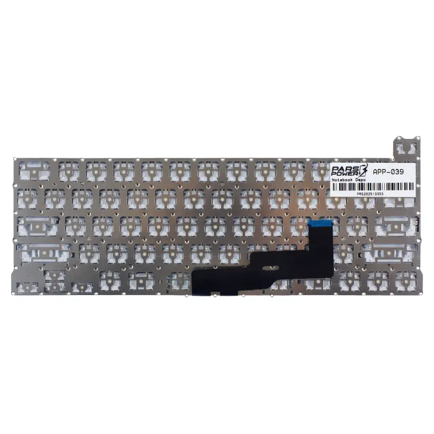 Apple MacBook Pro 13 M1 A2338 2020 Klavye (Siyah US)