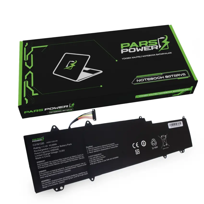 Asus Zenbook UX32VD-R3014H, UX32VD-R4002V Batarya - Pil (Pars Power)