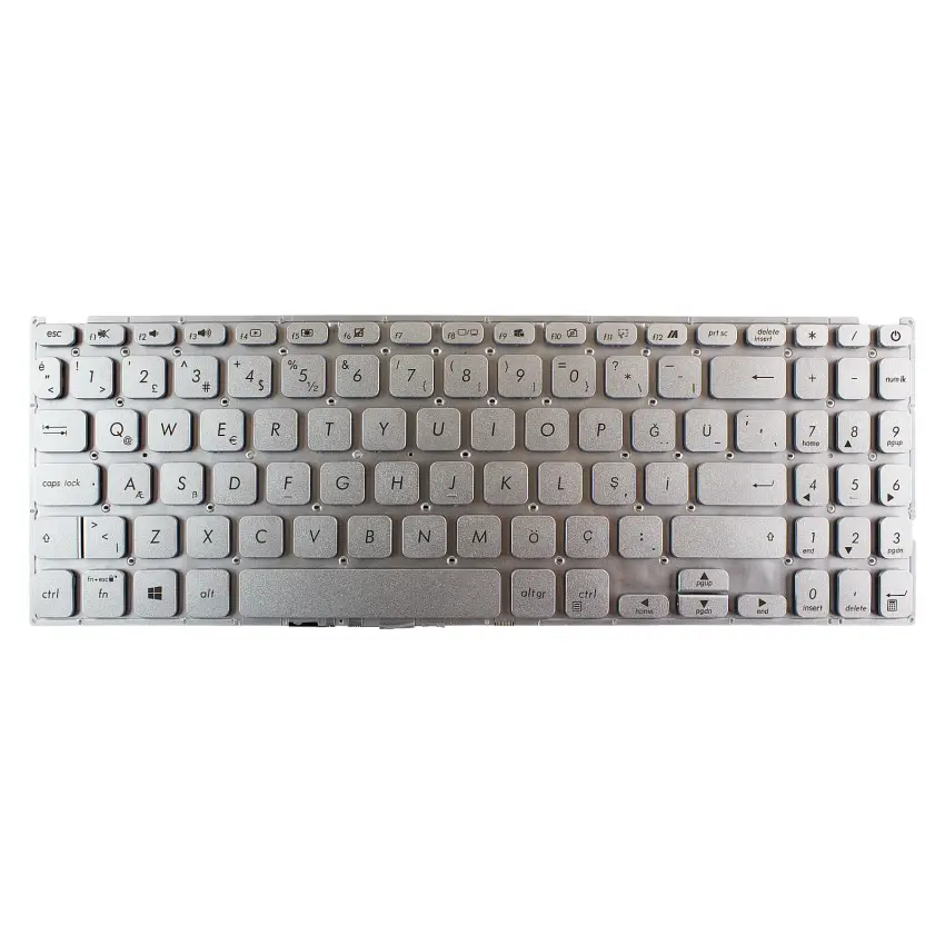 Asus D515DA-EJ838, D515UA-EJ Klavye (Gümüş TR)