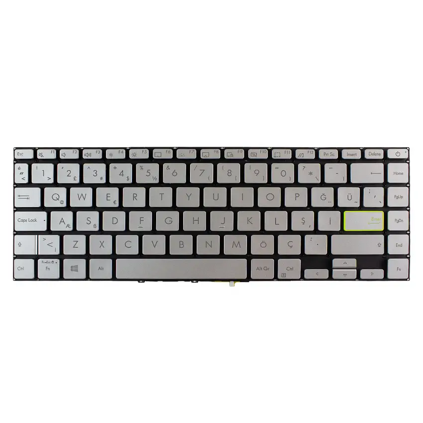 Asus VivoBook 14 K413EA-EK1730 Klavye Işıklı (Gümüş TR)