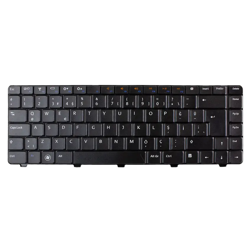 Dell 0HYCNC, 1R28D, HYCNC, NSK-DJD0T Notebook Klavye (Siyah TR)